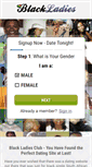 Mobile Screenshot of blackladies.co.za